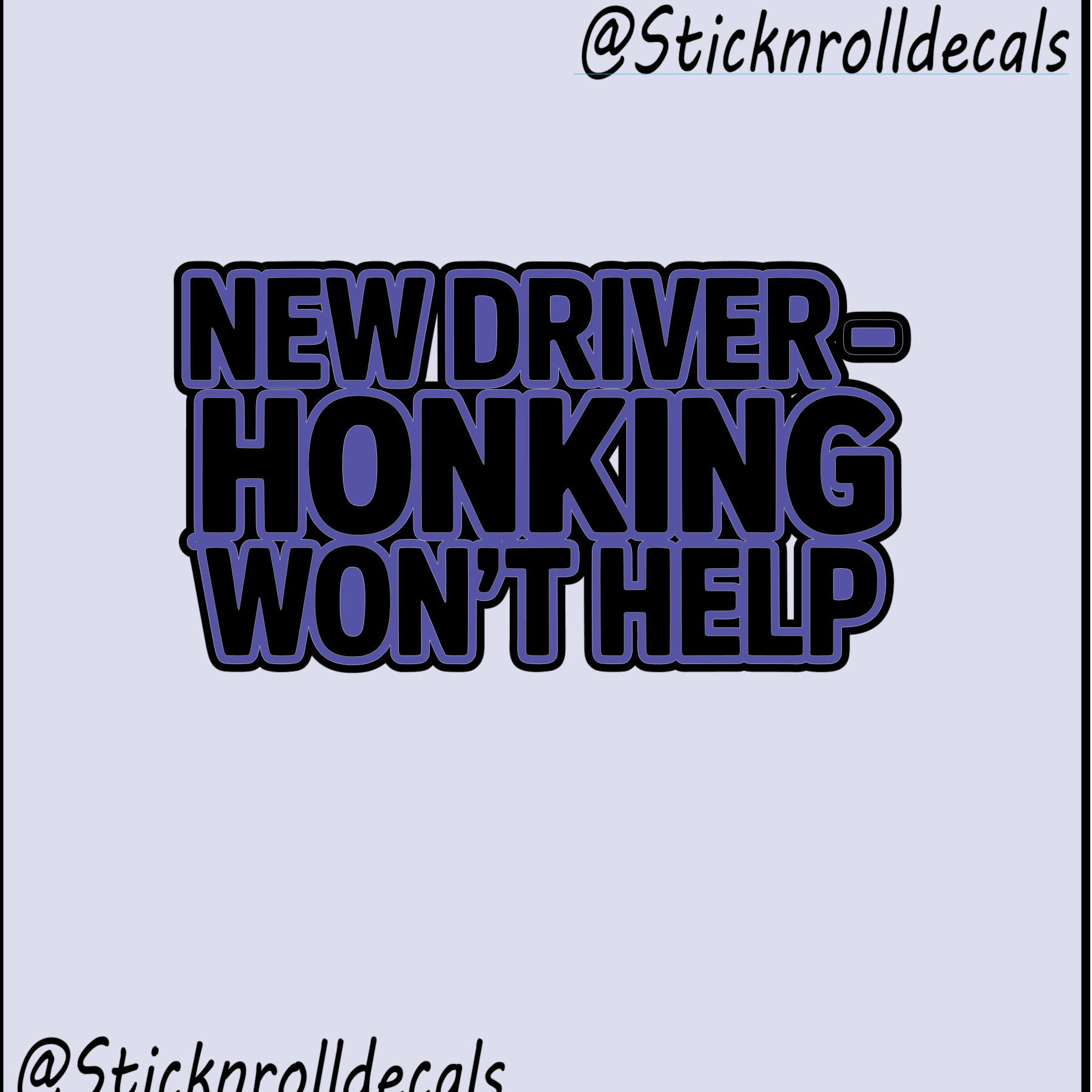 Honking wont help!
