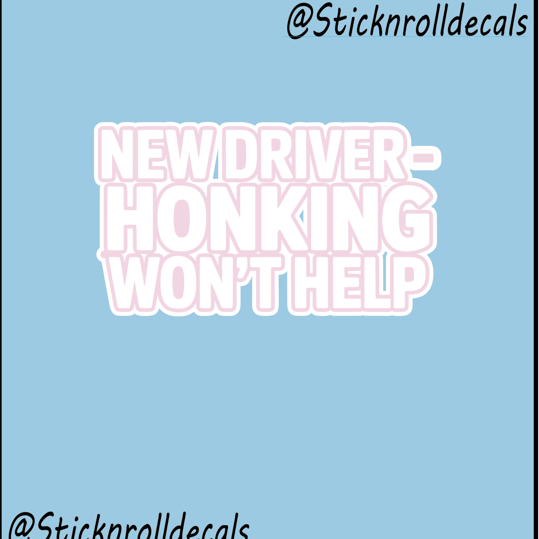 Honking wont help!