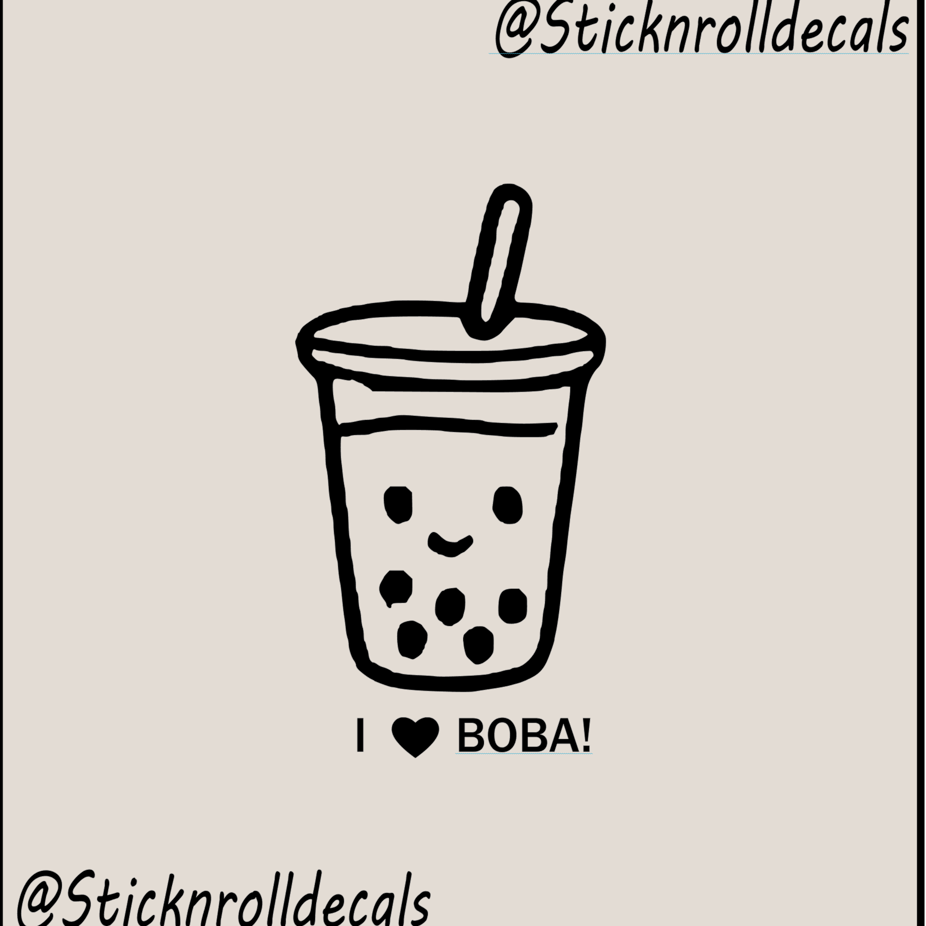 I heart boba