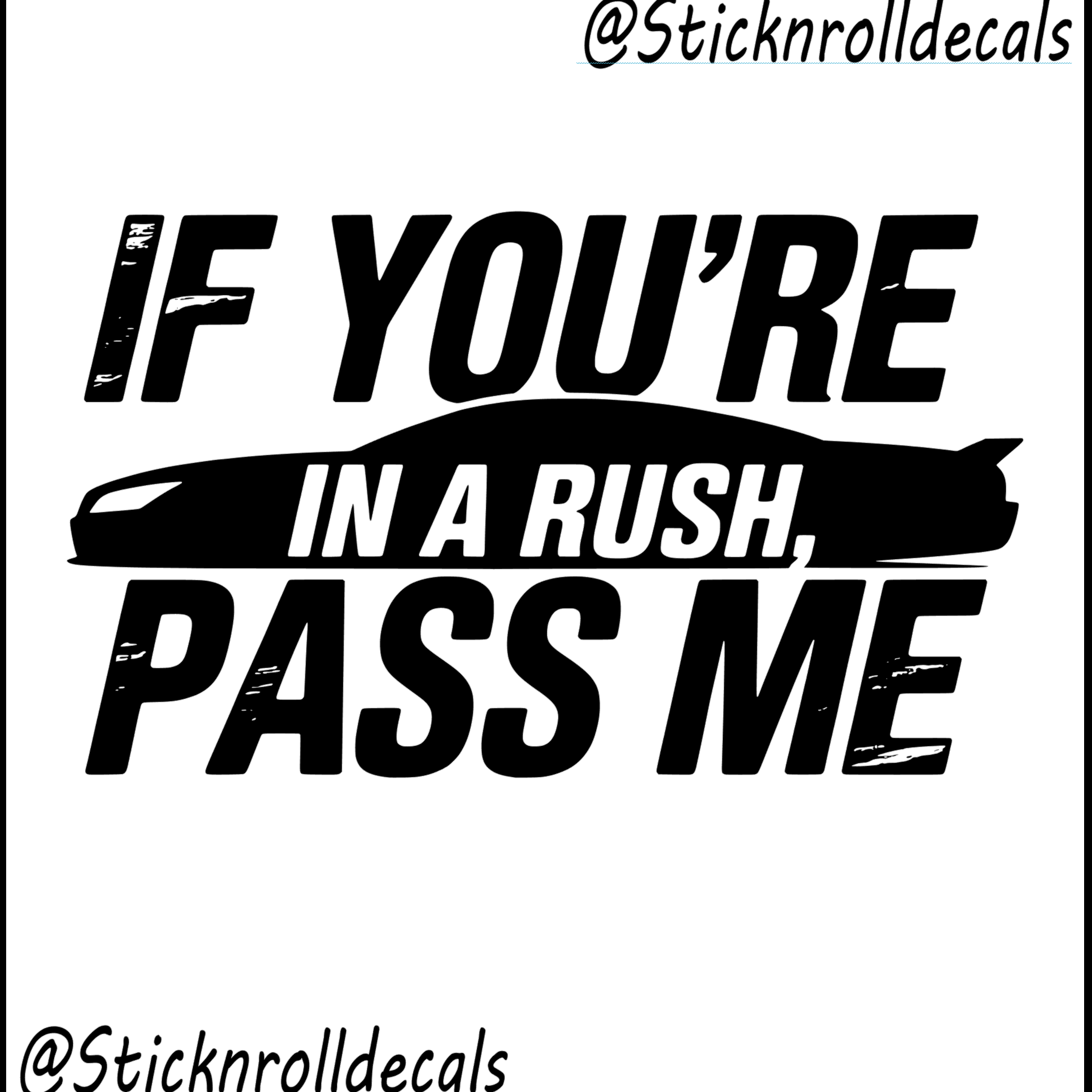 In a rush?